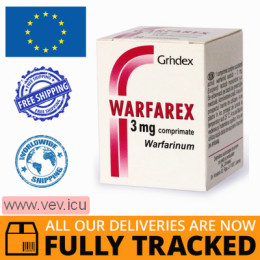 Warfarex 3mg 100 tablets — Made in Latvia — Free Delivery