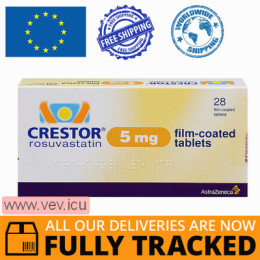 Crestor 5mg 28 tablets — Made in Great Britain — Free Delivery