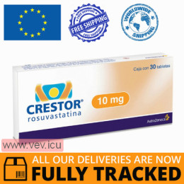 Crestor 10mg 28 tablets — Made in Great Britain — Free Delivery