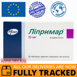 Liprimar 10mg 30 tablets — Made in Germany — Free Delivery