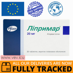 Liprimar 20mg 30 tablets — Made in Germany — Free Delivery