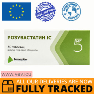 Rosuvastatin IC 5mg 30 tablets — Made in Ukraine — Free Delivery