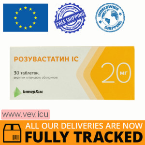 Rosuvastatin IC 20mg 30 tablets — Made in Ukraine — Free Delivery