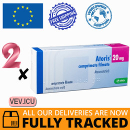 Atoris 20mg 2p x 90 tablets — Made in Slovenia — Free Delivery
