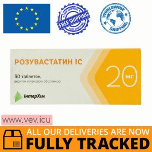 Rosuvastatin IC 20mg 30 tablets — Made in Ukraine — Free Delivery