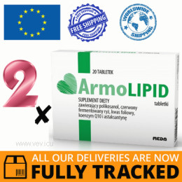 2 x ARMOLIPID 60 TABS - MADE IN GERMANY - FREE SHIPPING