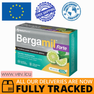 Bergamil Forte, 30 capsules — Made in Poland — Free Delivery