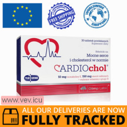 Olimp Cardiochol, 30 film-coated tablets — Made in Poland — Free Delivery
