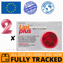 2 x LIPIFORMA PLUS 0,221G 30 СAPS - MADE IN CANADA — FREE SHIPPING