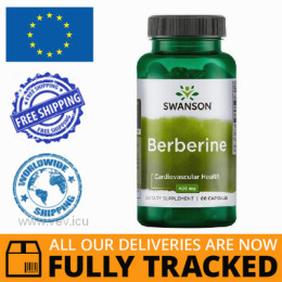 SWANSON BERBERINE 400MG 60 CAPS - MADE IN USA - FREE SHIPPING 