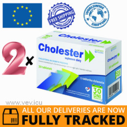 2 x CHOLESTER 30 TABS - MADE IN POLAND - FREE SHIPPING