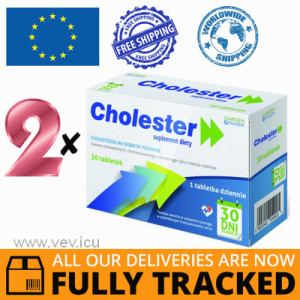 2 x CHOLESTER 30 TABS - MADE IN POLAND - FREE SHIPPING