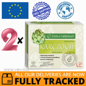 2 x ARTICHOKE HERBS (KARCZOCH ZIOŁA) 60 TABS - MADE IN POLAND - FREE SHIPPING 