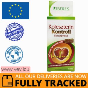 Cholesterol Control 60 tablets — Made in Hungary — Free Delivery Cholesterol Control 60 tablets — Made in Hungary — Free Delivery