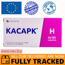 Casark H 16mg/12.5mg, 30 tablets — Made in India — Free Delivery