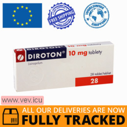 Diroton 10 mg 28 tablets — Made in Hungary — Free Delivery