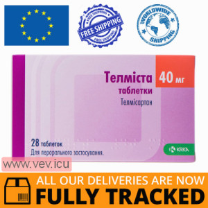 Telmista 40mg, 28 tablets — Made in Slovenia — Free Delivery