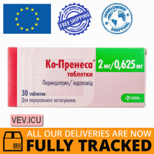Co-Prenessa 2mg/0.625mg 30 tablets — Made in Slovenia — Free Delivery