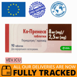 Co-Prenessa 8mg/2,5mg 90 tablets — Made in Slovenia — Free Delivery