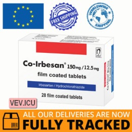 Co-Irbesan 150mg/12,5mg 28 tablets  — Made in Turkey — Free Delivery
