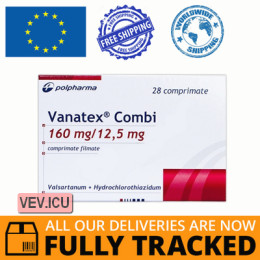 Vanatex Combi 160mg/12.5mg 28 tablets — Made in Poland by Polpharma — Free Delivery