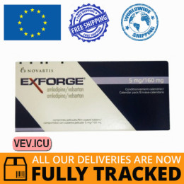 Exforge 5mg/160mg 14 tablets — Made in Spain — Free Delivery Exforge 5mg/160mg 14 tablets — Made in Spain — Free Delivery