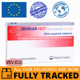 Sevikar HCT 20mg/5mg/12.5mg 28 tablets — Made in Germany — Free Delivery