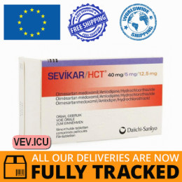Sevikar HCT 40mg/10mg/12.5mg 28 tablets — Made in Germany — Free Delivery