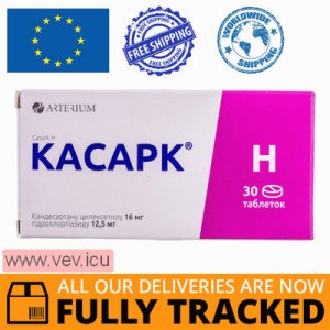 Casark H 16mg/12.5mg, 30 tablets — Made in India — Free Delivery