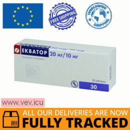 Ekvator 20mg/10mg 30 tablets — Made in Hungary — Free Delivery