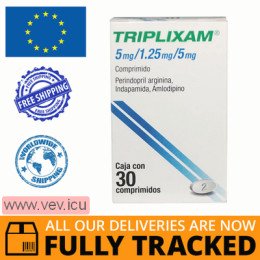 Triplixam 5mg/1.25mg/5mg 30 tablets — Made in Ireland — Free Delivery