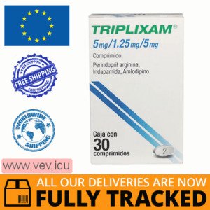 Triplixam 5mg/1.25mg/5mg 30 tablets — Made in Ireland — Free Delivery