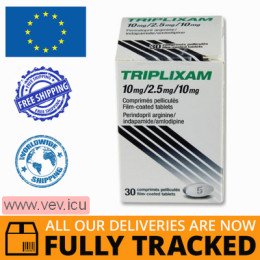 Triplixam 10mg/2.5mg/10mg 30 tablets — Made in Ireland — Free Delivery
