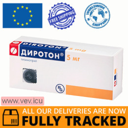 Diroton 5 mg 28 tablets — Made in Hungary — Free Delivery
