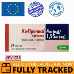 Co-Prenessa 4mg/1,25mg 90 tablets — Made in Slovenia — Free Delivery