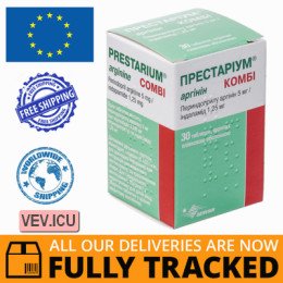 Prestarium Arginine Combi 5mg/1.25mg 30 tablets — Made in Ireland — Free Delivery