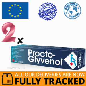 2 x PROCTO-GLYVENOL CREAM 30G - MADE IN IRLANDIA- FREE SHIPPING