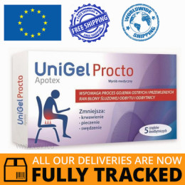 UNIGEL PROCTO 5 SUPPOSITORIES — MADE IN CANADA — FREE SHIPPING