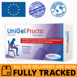 UNIGEL PROCTO 10 SUPPOSITORIES — MADE IN CANADA — FREE SHIPPING
