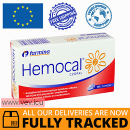 Hemocal rectal suppositories 10 pieces — Made in Poland — Free Delivery
