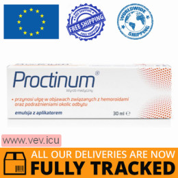Proctinum, emulsion with applicator, 30 ml — Made in Poland — Free Delivery