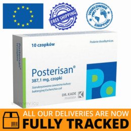 Posterisan 387.1mg 10 suppositories — Made in Germany — Free Delivery