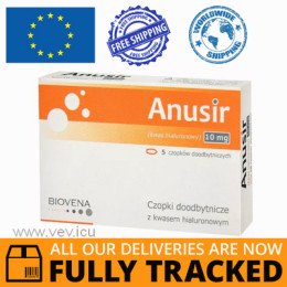 ANUSIR 10 RECTAL SUPPOSITORIES - MADE IN POLAND - FREE SHIPPING