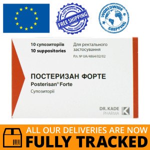 Posterisan Forte 10 Suppositories | Acute Hemorrhoid Relief & Buy Online