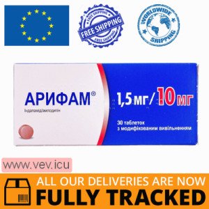 Arifam 1.5mg/10mg 30 tablets — Made in France — Free Delivery