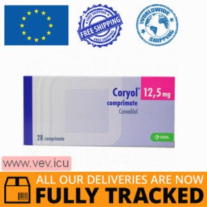 Coryol 12.5 mg 28 tablets — Made in Slovenia — Free Delivery