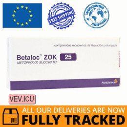 Betaloc ZOK, 25mg 14 tablets — Made in Sweden — Free Delivery