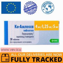 Co-Amlessa 4mg / 1.25mg / 5mg 30 tablets — Made in Slovenia— Free Delivery