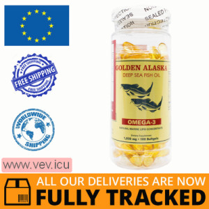 Omega-3 Fish oil 1000mg, 100 capsules — Made in USA — Free Delivery