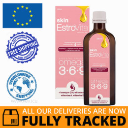 ESTROVITA SKIN LIQUID OMEGA 3-6-9 250ML - MADE IN POLAND - FREE SHIPPING 
